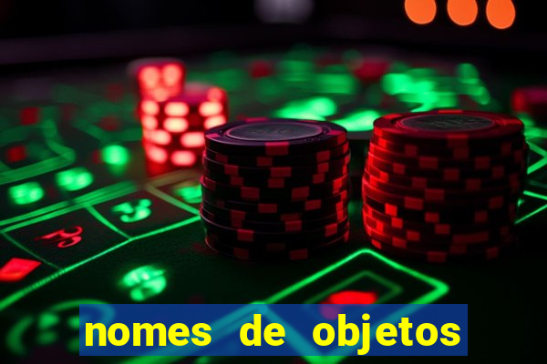 nomes de objetos de origem tupi guarani